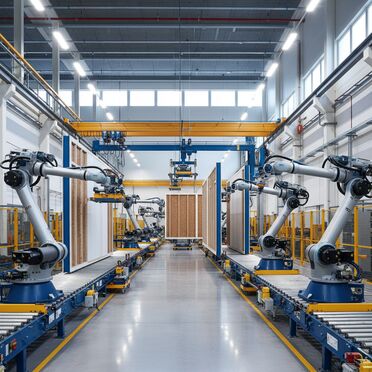 Automatisierte Produktion von Baumodulen
