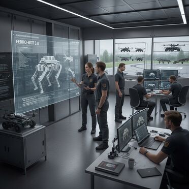 Projektmanagement Verteidigungsrobotik