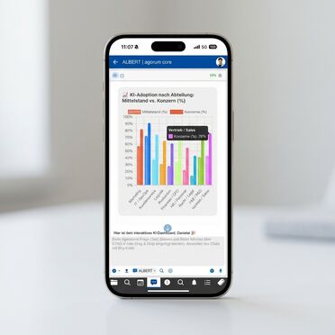 ALBERT | AI Widget responsive für Smartphones
