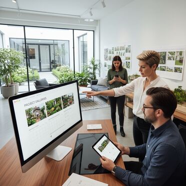 Digitales Kundenportal für Landschaftsbau