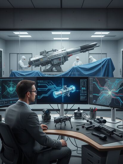 Digitalisierung in der Munitionselektronik und intelligenten Waffensteuerung