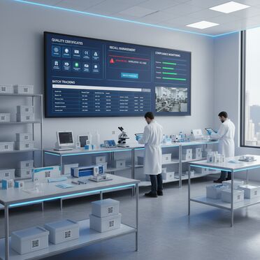 Qualitätsmanagementsystem mit Chargenrückverfolgung