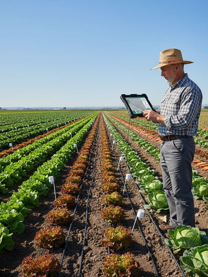 Digitalisierung im Feldgemüsebau mit Smart Farming Technologien