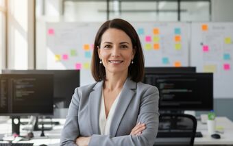 IT-Projektmanagerin als Ansprechpartnerin