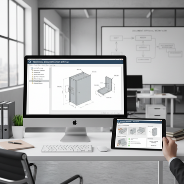 Digitales Dokumentenmanagement für technische Zeichnungen und Zertifikate