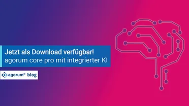 Banner kündigt Download des Dokumentenmanagement-Systems mit KI-Integration an. DIGITAL TOOLKIT mit KI Agenten.