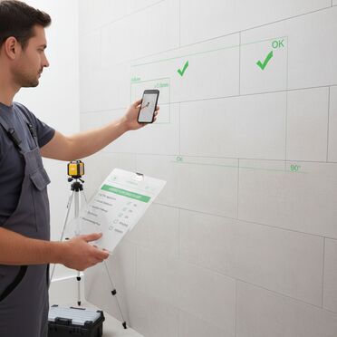 Digitale Qualitätskontrolle im Fliesenlegerhandwerk