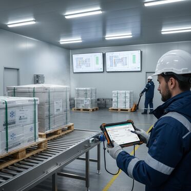 Automatisierter Wareneingang in der Kühllogistik