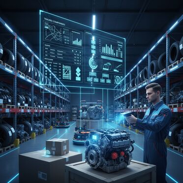 Digitale Teileverfolgung in der Automobilindustrie