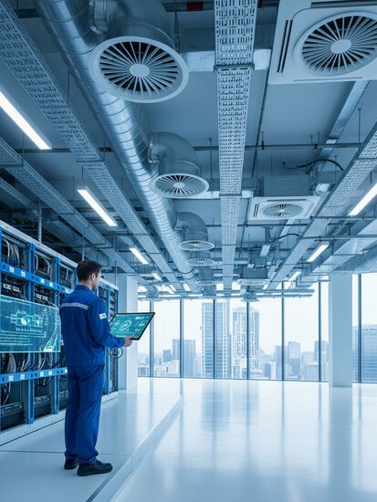 Lüftungs- und Klimatechnik Digitalisierung