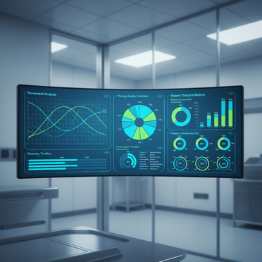 Digitale Therapieanalyse Dashboard mit Patientenfortschritt