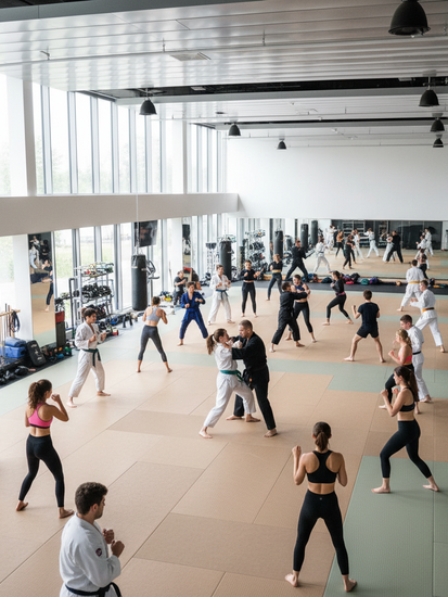Kampfsport und Selbstverteidigung Training