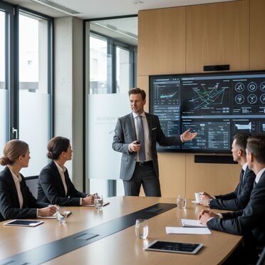 Präsentation von Digitalisierungslösungen für UAV-Systeme