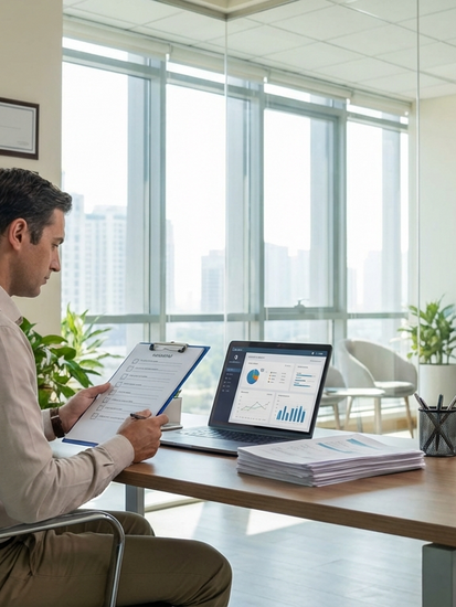 Modernes Büro für Zertifizierungsstellen