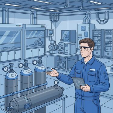 KI-gestützte Qualitätskontrolle in der Gasproduktion