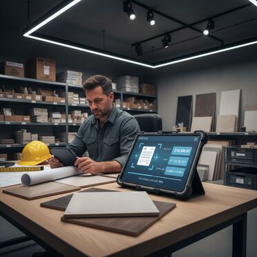 Digitaler Rechnungseingang im Fliesenlegerhandwerk