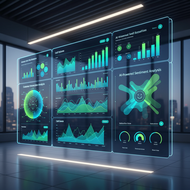 Dashboard für Gesprächsanalyse im Callcenter