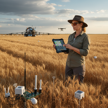 Präzisionslandwirtschaft mit digitaler Technologie