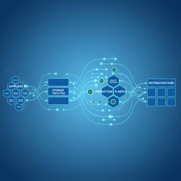 Digitale Lieferketten-Visualisierung für Klebstoff-Rohstoffe