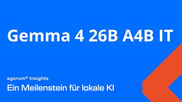 Gemma 4 26B A4B IT - für lokale KI