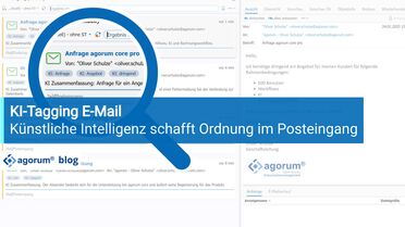 agorum core KI bringt Ordnung in die E-Mails