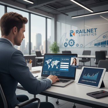 Digitales Kundenportal für Bahnlogistik