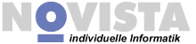 Logo der NOVISTA GmbH, einem Partner für individuelle Informatiklösungen.