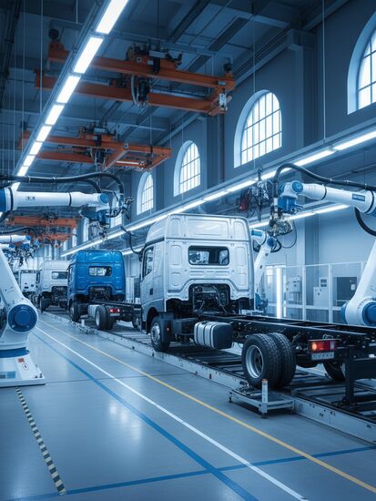 Digitalisierung Nutzfahrzeugbau Hero