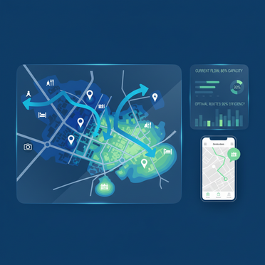 KI-gestützte Besucherlenkung in Städten