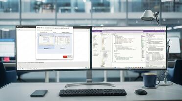 ALBERT AI Bildschirm mit KI teilen