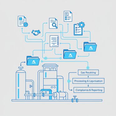 Digitales Dokumentenmanagement für Gaskraftwerke mit automatisierten Workflows